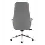 ΚΑΡΕΚΛΑ ΓΡΑΦΕΙΟΥ SONTY HM18354.10 ΑΝΟΙΧΤΟ ΓΚΡΙ PU ΔΕΡΜΑ--ΒΑΣΗ ΧΡΩΜΙΟΥ 64x68x125Υεκ