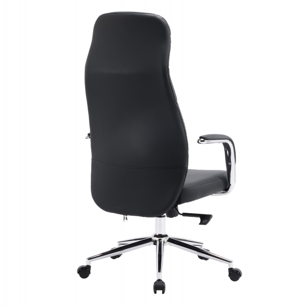 ΚΑΡΕΚΛΑ ΓΡΑΦΕΙΟΥ TEETER HM18355.01 ΜΑΥΡΟ PU ΔΕΡΜΑ--ΒΑΣΗ ΧΡΩΜΙΟΥ 67x66x121Υεκ