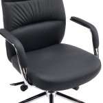 ΚΑΡΕΚΛΑ ΓΡΑΦΕΙΟΥ TEETER HM18355.01 ΜΑΥΡΟ PU ΔΕΡΜΑ--ΒΑΣΗ ΧΡΩΜΙΟΥ 67x66x121Υεκ