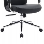 ΚΑΡΕΚΛΑ ΓΡΑΦΕΙΟΥ TEETER HM18355.01 ΜΑΥΡΟ PU ΔΕΡΜΑ--ΒΑΣΗ ΧΡΩΜΙΟΥ 67x66x121Υεκ