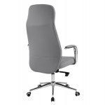 ΚΑΡΕΚΛΑ ΓΡΑΦΕΙΟΥ TEETER HM18355.10 ΓΚΡΙ PU ΔΕΡΜΑ--ΒΑΣΗ ΧΡΩΜΙΟΥ 67x66x121Υεκ