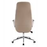 ΚΑΡΕΚΛΑ ΓΡΑΦΕΙΟΥ TEETER HM18355.02 ΜΠΕΖ PU ΔΕΡΜΑ--ΒΑΣΗ ΧΡΩΜΙΟΥ 67x66x121Υεκ