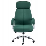 ΚΑΡΕΚΛΑ ΓΡΑΦΕΙΟΥ TOREN HM18357.07 ΠΡΑΣΙΝΟ PU ΔΕΡΜΑ--ΒΑΣΗ ΧΡΩΜΙΟΥ 66x74x128Υεκ