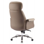 ΚΑΡΕΚΛΑ ΓΡΑΦΕΙΟΥ TOMLIN HM18358.02 ΜΠΕΖ-ΚΑΦΕ PU ΔΕΡΜΑ--ΒΑΣΗ ΧΡΩΜΙΟΥ 72x74x128Υεκ