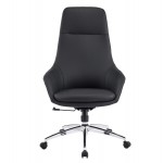 ΚΑΡΕΚΛΑ ΓΡΑΦΕΙΟΥ BEKKER HM18359.01 ΜΑΥΡΟ PU ΔΕΡΜΑ--ΒΑΣΗ ΧΡΩΜΙΟΥ 67x67x126Υεκ