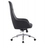 ΚΑΡΕΚΛΑ ΓΡΑΦΕΙΟΥ BEKKER HM18359.01 ΜΑΥΡΟ PU ΔΕΡΜΑ--ΒΑΣΗ ΧΡΩΜΙΟΥ 67x67x126Υεκ