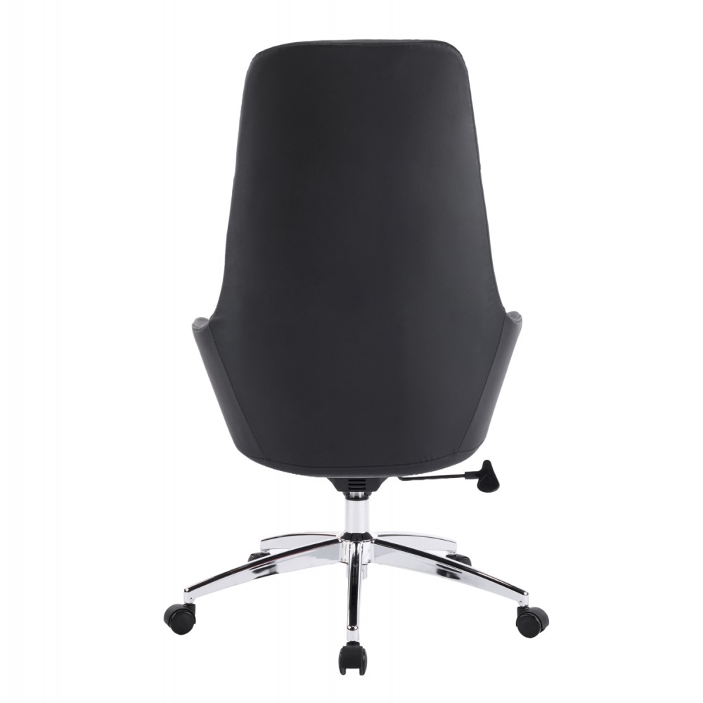 ΚΑΡΕΚΛΑ ΓΡΑΦΕΙΟΥ BEKKER HM18359.01 ΜΑΥΡΟ PU ΔΕΡΜΑ--ΒΑΣΗ ΧΡΩΜΙΟΥ 67x67x126Υεκ