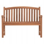 ΠΑΓΚΑΚΙ ΚΗΠΟΥ 2ΘΕΣΙΟ ELENA HM6651 ΞΥΛΟ TEAK--ΦΥΣΙΚΟ 120x60x95Υεκ.