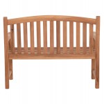 ΠΑΓΚΑΚΙ ΚΗΠΟΥ 2ΘΕΣΙΟ ELENA HM6651 ΞΥΛΟ TEAK--ΦΥΣΙΚΟ 120x60x95Υεκ.