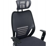 ΚΑΡΕΚΛΑ ΓΡΑΦΕΙΟΥ BRIEF HM1206.02 ΓΚΡΙ MESH--ΒΑΣΗ ΧΡΩΜΙΟΥ 63x64x122Υεκ.