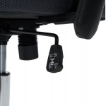 ΚΑΡΕΚΛΑ ΓΡΑΦΕΙΟΥ BRIEF HM1206.02 ΓΚΡΙ MESH--ΒΑΣΗ ΧΡΩΜΙΟΥ 63x64x122Υεκ.