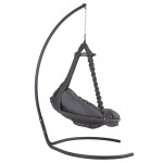 ΚΡΕΜΑΣΤΗ ΦΩΛΙΑ AUGUST ΜΑΚΡΑΜΕ-ΜΕΤΑΛΛΟ ΑΝΘΡΑΚΙ HM5922.10 123x113x145Υεκ.