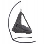 ΚΡΕΜΑΣΤΗ ΦΩΛΙΑ AUGUST ΜΑΚΡΑΜΕ-ΜΕΤΑΛΛΟ ΑΝΘΡΑΚΙ HM5922.10 123x113x145Υεκ.