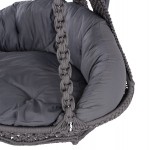 ΚΡΕΜΑΣΤΗ ΦΩΛΙΑ AUGUST ΜΑΚΡΑΜΕ-ΜΕΤΑΛΛΟ ΑΝΘΡΑΚΙ HM5922.10 123x113x145Υεκ.