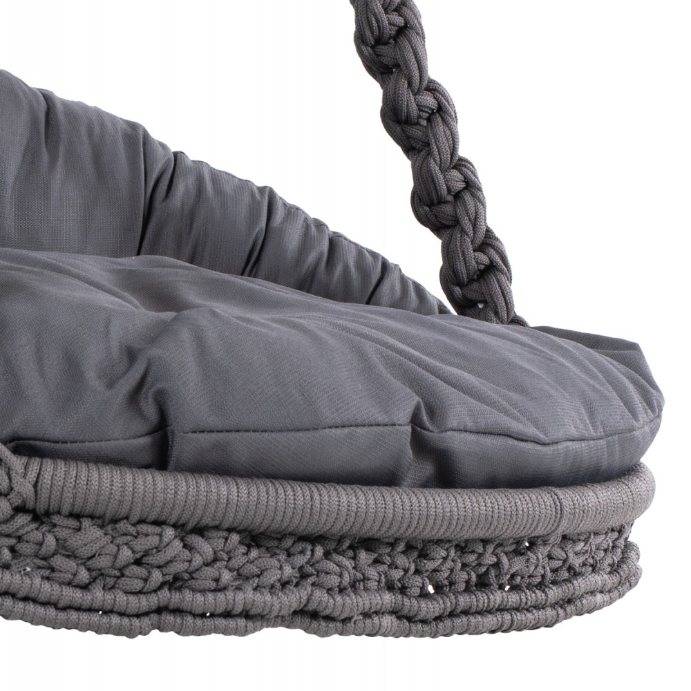 ΚΡΕΜΑΣΤΗ ΦΩΛΙΑ AUGUST ΜΑΚΡΑΜΕ-ΜΕΤΑΛΛΟ ΑΝΘΡΑΚΙ HM5922.10 123x113x145Υεκ.