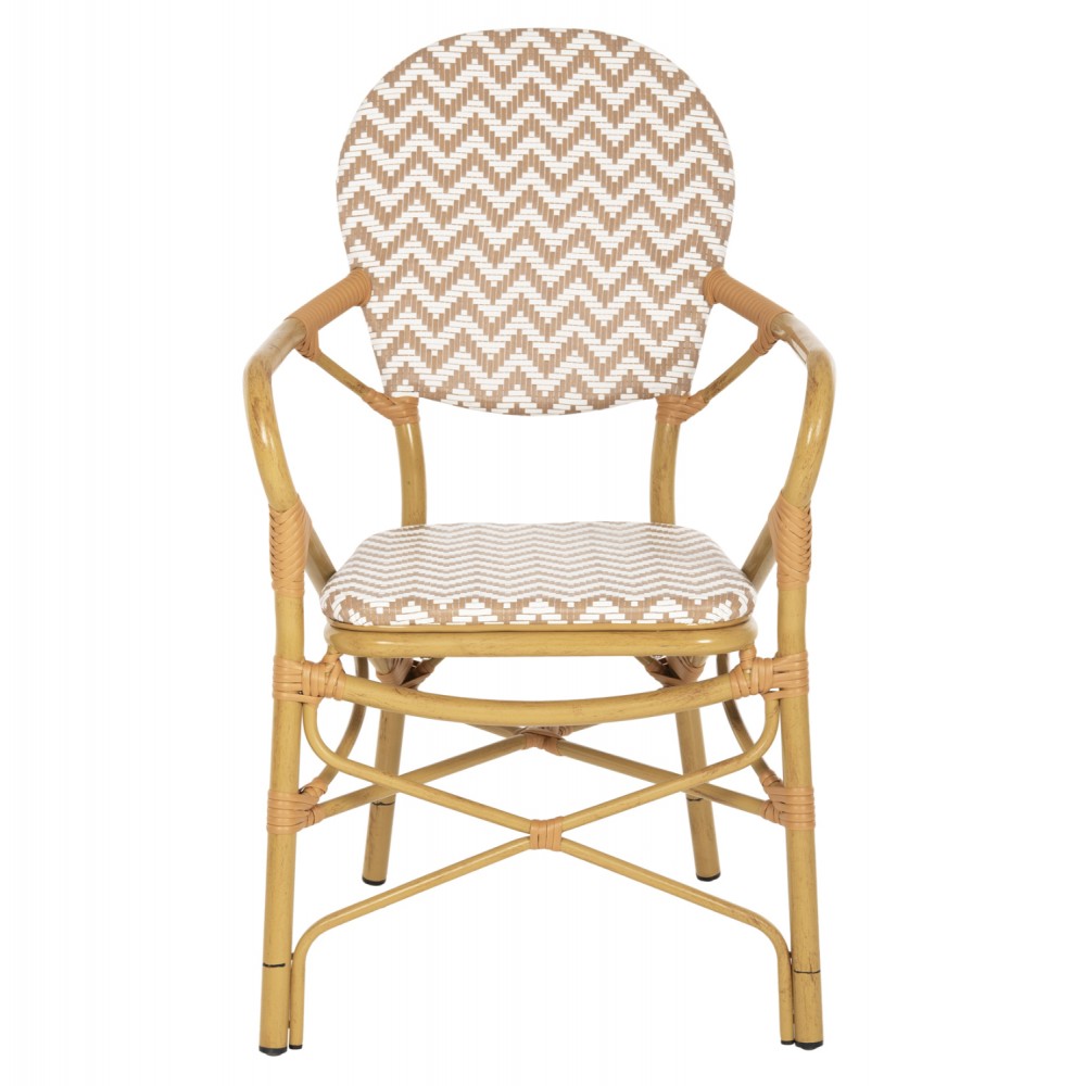 ΠΟΛΥΘΡΟΝΑ ΑΛΟΥΜΙΝΙΟΥ BAMBOO LOOK ΦΥΣΙΚΟ - ΛΕΥΚΟ HM5928.03 55x58x95 εκ.