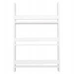 ΡΑΦΙΕΡΑ ΤΟΙΧΟΥ SANI HM18223.01 ΜΕΛΑΜΙΝΗ ΣΕ ΛΕΥΚΟ 60x10x90Υεκ. (3 ΡΑΦΙΑ)