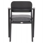 ΠΟΛΥΘΡΟΝΑ ΤΡΑΠΕΖΑΡΙΑΣ ELARA HM6414.01 ΓΚΡΙ ΑΛΟΥΜΙΝΙΟ-OLEFIN--ΞΥΛΟ TEAK 56x62x78Υεκ.