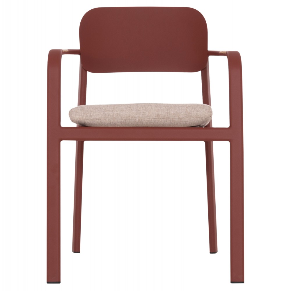 ΠΟΛΥΘΡΟΝΑ ΤΡΑΠΕΖΑΡΙΑΣ ELARA HM6414.07 ΚΕΡΑΜΙΔΙ ΑΛΟΥΜΙΝΙΟ-ΜΠΕΖ OLEFIN--TEAK 56x62x78Υεκ