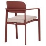 ΠΟΛΥΘΡΟΝΑ ΤΡΑΠΕΖΑΡΙΑΣ ELARA HM6414.07 ΚΕΡΑΜΙΔΙ ΑΛΟΥΜΙΝΙΟ-ΜΠΕΖ OLEFIN--TEAK 56x62x78Υεκ