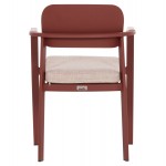 ΠΟΛΥΘΡΟΝΑ ΤΡΑΠΕΖΑΡΙΑΣ ELARA HM6414.07 ΚΕΡΑΜΙΔΙ ΑΛΟΥΜΙΝΙΟ-ΜΠΕΖ OLEFIN--TEAK 56x62x78Υεκ