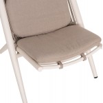 ΠΟΛΥΘΡΟΝΑ RELAX REMUS HM6642.02 ΑΛΟΥΜΙΝΙΟ ΛΕΥΚΟ-ΣΧΟΙΝΙ OLEFIN ΜΠΕΖ 63x87x94Υεκ.