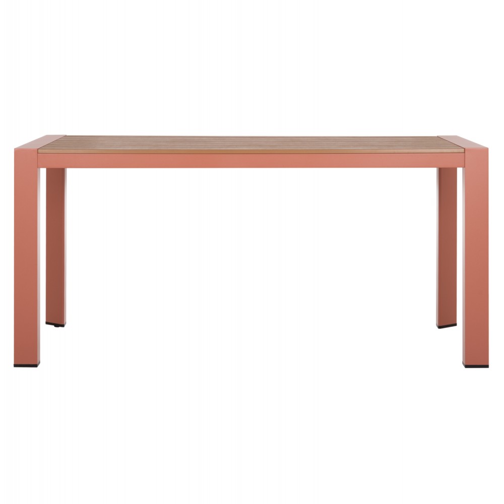 ΤΡΑΠΕΖΙ ΕΞΩΤ.ΧΩΡΟΥ GOYA HM6059.08 ΑΛΟΥΜΙΝΙΟ ΣE TERRACOTTA & POLYWOOD 160X80Χ75Υεκ.