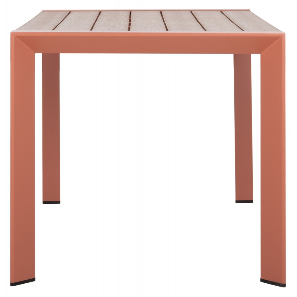 ΤΡΑΠΕΖΙ ΕΞΩΤ.ΧΩΡΟΥ GOYA HM6059.08 ΑΛΟΥΜΙΝΙΟ ΣE TERRACOTTA & POLYWOOD 160X80Χ75Υεκ.