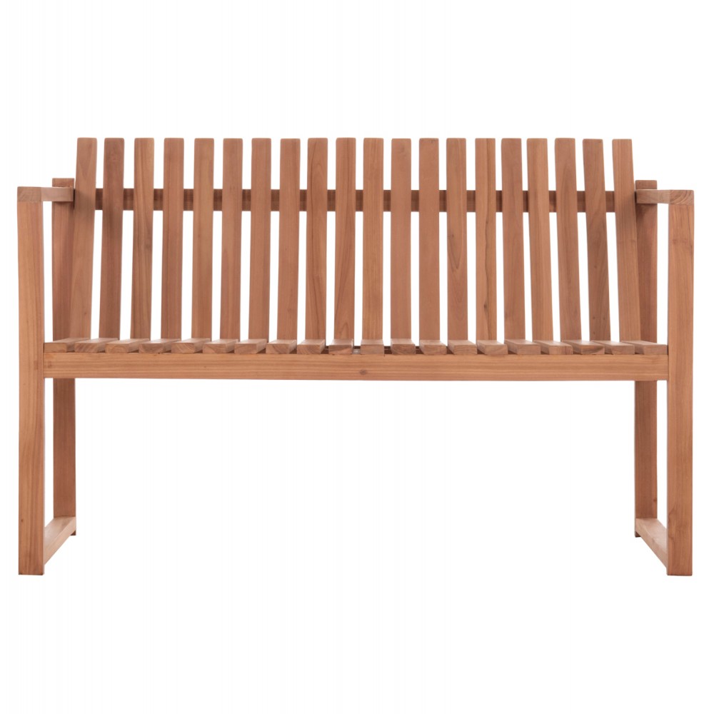 ΠΑΓΚΑΚΙ ΚΗΠΟΥ 2ΘΕΣΙΟ VED HM18124 ΞΥΛΟ TEAK--ΦΥΣΙΚΟ ΧΡΩΜΑ 130x60x86Υεκ.