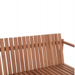 ΠΑΓΚΑΚΙ ΚΗΠΟΥ 2ΘΕΣΙΟ VED HM18124 ΞΥΛΟ TEAK--ΦΥΣΙΚΟ ΧΡΩΜΑ 130x60x86Υεκ.