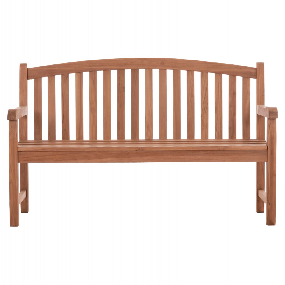 ΠΑΓΚΑΚΙ ΚΗΠΟΥ 3ΘΕΣΙΟ ELENA HM18125 ΞΥΛΟ TEAK--ΦΥΣΙΚΟ 150x61x95Υεκ.