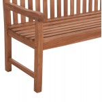 ΠΑΓΚΑΚΙ ΚΗΠΟΥ 3ΘΕΣΙΟ ELENA HM18125 ΞΥΛΟ TEAK--ΦΥΣΙΚΟ 150x61x95Υεκ.