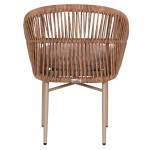 ΠΟΛΥΘΡΟΝΑ ΑΛΟΥΜΙΝΙΟΥ ORIN HM6265.03 ΚΑΠΟΥΤΣΙΝΟ- P.E.RATTAN ΣΕ ΦΥΣΙΚΟ 58x61x75Υεκ.