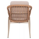 ΠΟΛΥΘΡΟΝΑ ΑΛΟΥΜΙΝΙΟΥ GALDIN HM6272.03 ΚΑΠΟΥΤΣΙΝΟ-P.E.RATTAN-ΜΠΕΖ ΥΦΑΣΜΑ 65x60x76Υεκ