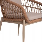 ΠΟΛΥΘΡΟΝΑ ΑΛΟΥΜΙΝΙΟΥ GALDIN HM6272.03 ΚΑΠΟΥΤΣΙΝΟ-P.E.RATTAN-ΜΠΕΖ ΥΦΑΣΜΑ 65x60x76Υεκ