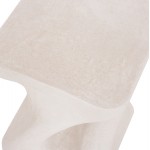 ΣΚΑΜΠΟ ΤΕΤΡΑΓΩΝΟ SANTORINI HM18337 ΠΟΛΥΡΗΤΙΝΗ--ΥΠΟΛΕΥΚΟ ΧΡΩΜΑ 30x30x45Yεκ