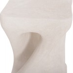 ΣΚΑΜΠΟ ΤΕΤΡΑΓΩΝΟ SANTORINI HM18337 ΠΟΛΥΡΗΤΙΝΗ--ΥΠΟΛΕΥΚΟ ΧΡΩΜΑ 30x30x45Yεκ