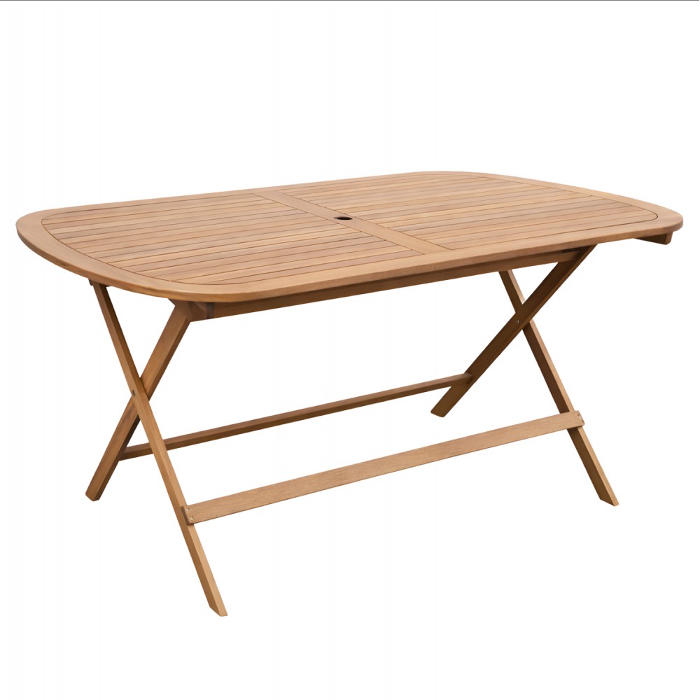 ΤΡΑΠΕΖΙ ΤΡΑΠΕΖΑΡΙΑΣ ΟΒΑΛ ΠΤΥΣΣΟΜΕΝΟ FILLY HM6541 ΞΥΛΟ ΑΚΑΚΙΑΣ ΣΕ ΦΥΣΙΚΟ 160x85x74Υεκ