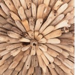 ΔΙΑΚΟΣΜΗΤΙΚΟ ΤΟΙΧΟΥ ΣΤΡΟΓΓΥΛΟ CHIIKI HM4297 DRIFTWOOD ΣΕ ΦΥΣΙΚΟ Φ40 εκ.