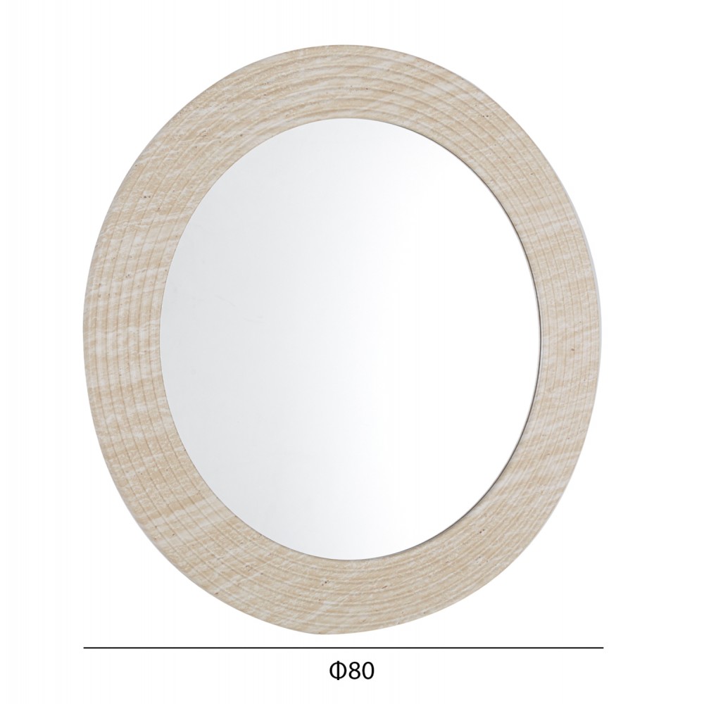 ΚΑΘΡΕΠΤΗΣ ΤΟΙΧΟΥ FONTE HM4880 ΠΛΑΙΣΙΟ MDF ΜΕ PVC ΣΕ ΧΡΩΜΑΤΙΣΜΟ ΤΡΑΒΕΡΤΙΝΑΣ Φ80εκ.