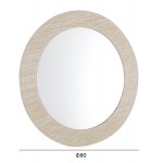 ΚΑΘΡΕΠΤΗΣ ΤΟΙΧΟΥ FONTE HM4880 ΠΛΑΙΣΙΟ MDF ΜΕ PVC ΣΕ ΧΡΩΜΑΤΙΣΜΟ ΤΡΑΒΕΡΤΙΝΑΣ Φ80εκ.