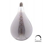 ΛΑΜΠΤΗΡΑΣ LED FILAMENT 8W E27 3000K SMOKE COLOR DIMMABLE  HM4052.03