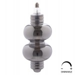 ΛΑΜΠΤΗΡΑΣ LED FILAMENT 8W E27 3000K SMOKE COLOR DIMMABLE  HM4053.03