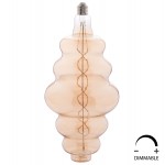 ΛΑΜΠΤΗΡΑΣ LED FILAMENT 8W E27 3000K GOLD COLOR DIMMABLE  HM4056.02
