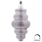ΛΑΜΠΤΗΡΑΣ LED FILAMENT 8W E27 3000K SMOKE COLOR DIMMABLE HM4056.03