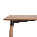 ΣΕΤ ΤΡΑΠΕΖΑΡΙΑΣ 5ΤΜΧ LUCIEN HM21183 MDF TOP & ΞΥΛΟ ΟΞΙΑΣ ΣΕ ΦΥΣΙΚΟ ΧΡΩΜΑ