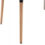 ΣΕΤ ΤΡΑΠΕΖΑΡΙΑΣ 5ΤΜΧ LUCIEN HM21183 MDF TOP & ΞΥΛΟ ΟΞΙΑΣ ΣΕ ΦΥΣΙΚΟ ΧΡΩΜΑ