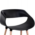 ΣΕΤ ΤΡΑΠΕΖΑΡΙΑΣ 5ΤΜΧ MAGGIE HM21187 MDF TOP & ΠΟΛΥΠΡΟΠΥΛΕΝΙΟ ΣΕ ΜΑΥΡΟ ΧΡΩΜΑ