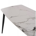 ΣΕΤ ΤΡΑΠΕΖΑΡΙΑΣ 5ΤΜΧ LATRELL HM21192 ΤΡΑΠΕΖΙ ΚΕΡΑΜΙΚΟ TOP-ΒΕΛΟΥΔΟ ΓΚΡΙ ΚΑΡΕΚΛΕΣ