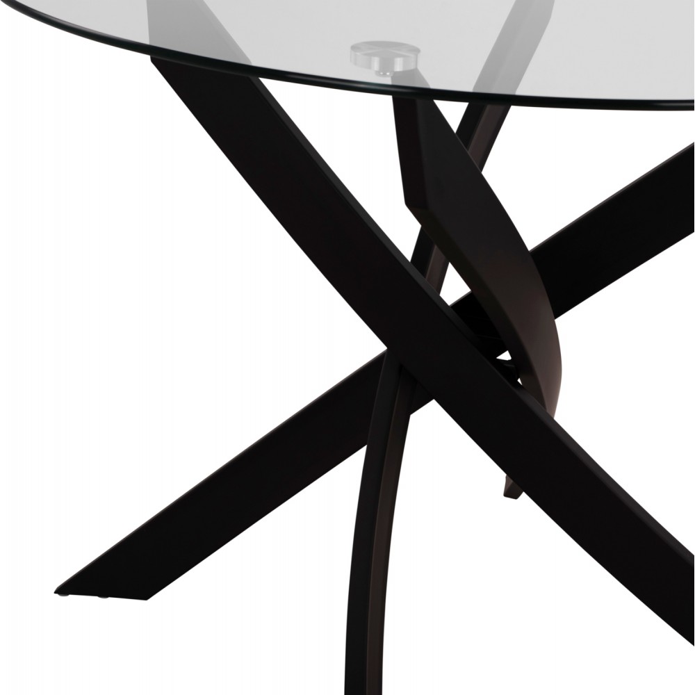 ΣΕΤ ΤΡΑΠΕΖΑΡΙΑΣ 5ΤΜΧ LADY HM21199.02 ΓΥΑΛΙ--ΜΕΤΑΛΛΟ ΣΕ ΜΑΥΡΟ & ΒΕΛΟΥΔΟ ΣΑΠΙΟ ΜΗΛΟ